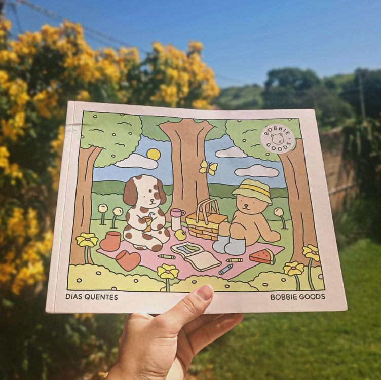 Dias quentes (Spring Summer) – Livro de colorir oficial Bobbie Goods na Amazon