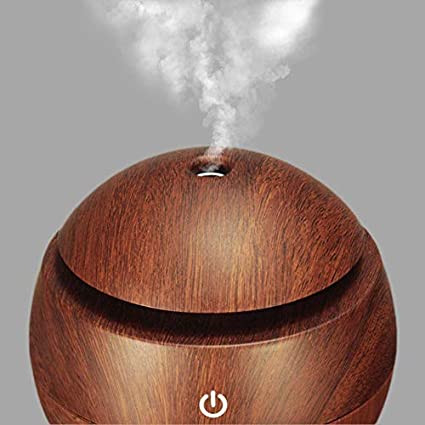 Difusor de Aromas, LED, 7 Cores – Madeira Escura na Amazon