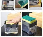 Dispenser de Sabão Detergente Suporte Porta Bucha Esponja na Amazon