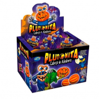 Display Chiclete Plutonita Cabeça De Abóbora Arcor 180g na Casas Bahia