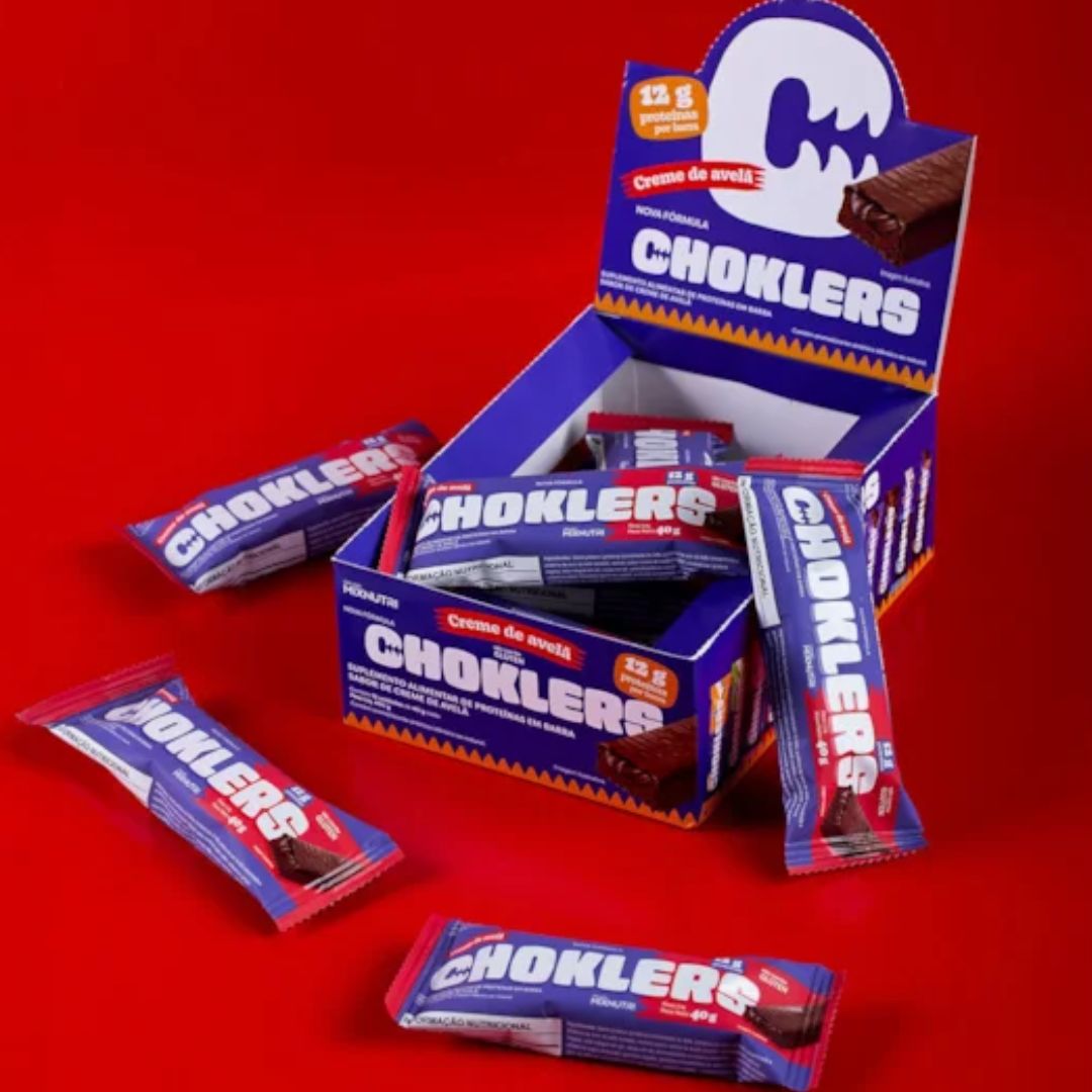 DISPLAY – CHOKLERS CREME DE AVELÃ – 12X40G na Amazon