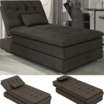 Divã Suede Penélope Matrix – Cappuccino na Magazine Luiza