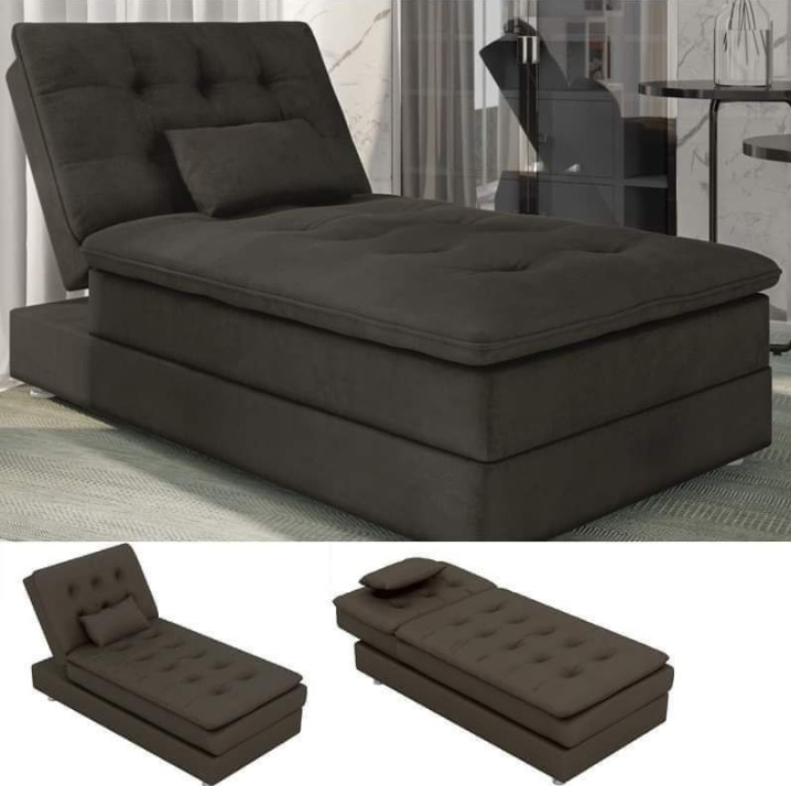 Divã Suede Penélope Matrix – Cappuccino na Magazine Luiza