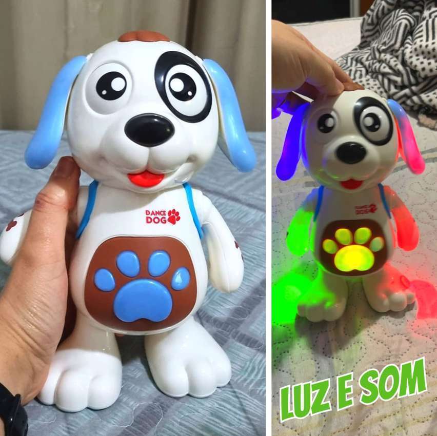 DM Toys Brinquedo Interativo Musical Mexe Danca Luz e Som Dancing Cachorro na Amazon