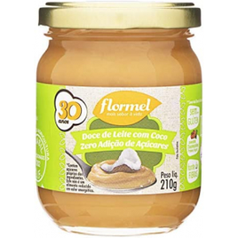 Doce de Leite com Coco Zero 210g - Flormel na Amazon
