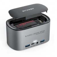 Dock BlitzWolf BW-TH12 14 Em 1, Com Suporte A M2 Sata, HDMI 4K/60Hz - Importação na Bang Good