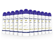 Dove 12 Unidades Desodorante Antitranspirante Aerossol Original 150ml na Amazon