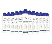 Dove 12 Unidades Desodorante Antitranspirante Aerossol Original 150ml na Amazon