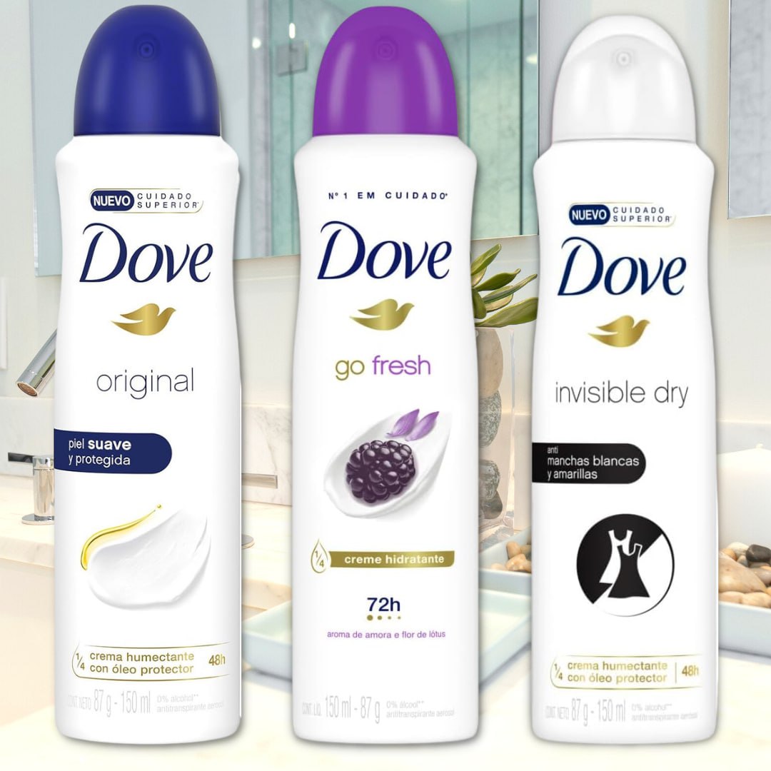 Dove Desodorante Antitranspirante Aerosol 150Ml na Amazon