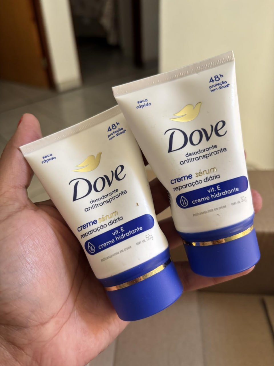 Dove Desodorante Antitranspirante em Creme Sérum Reparação Diária 50 G na Amazon