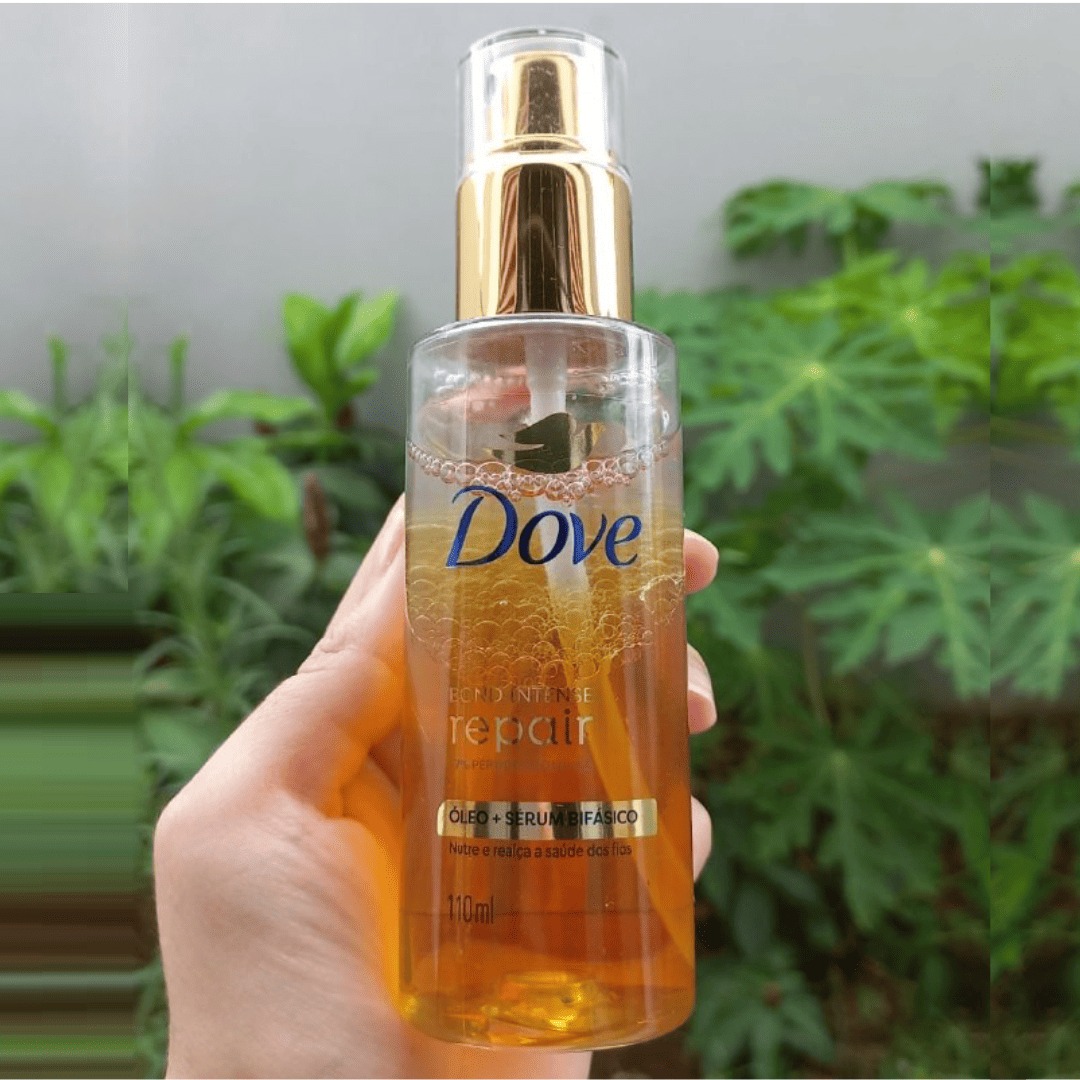 Dove Óleo + Sérum Bifásico Bond Intense Repair 110 ml na Amazon