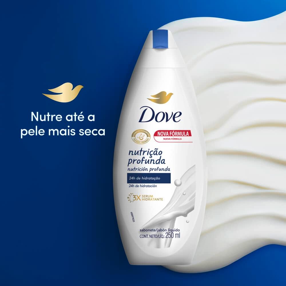 Dove Sabonete Líquido Nutrição Profunda 250ml na Amazon