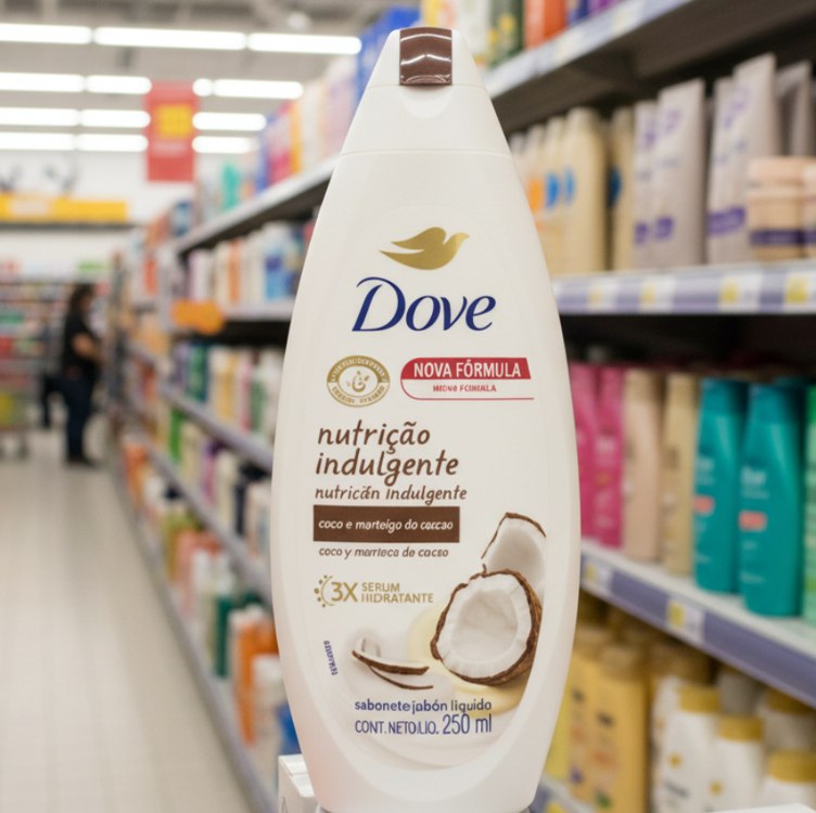 Dove Sabonete Líquido Uso Diário 250Ml Coco Unit na Amazon