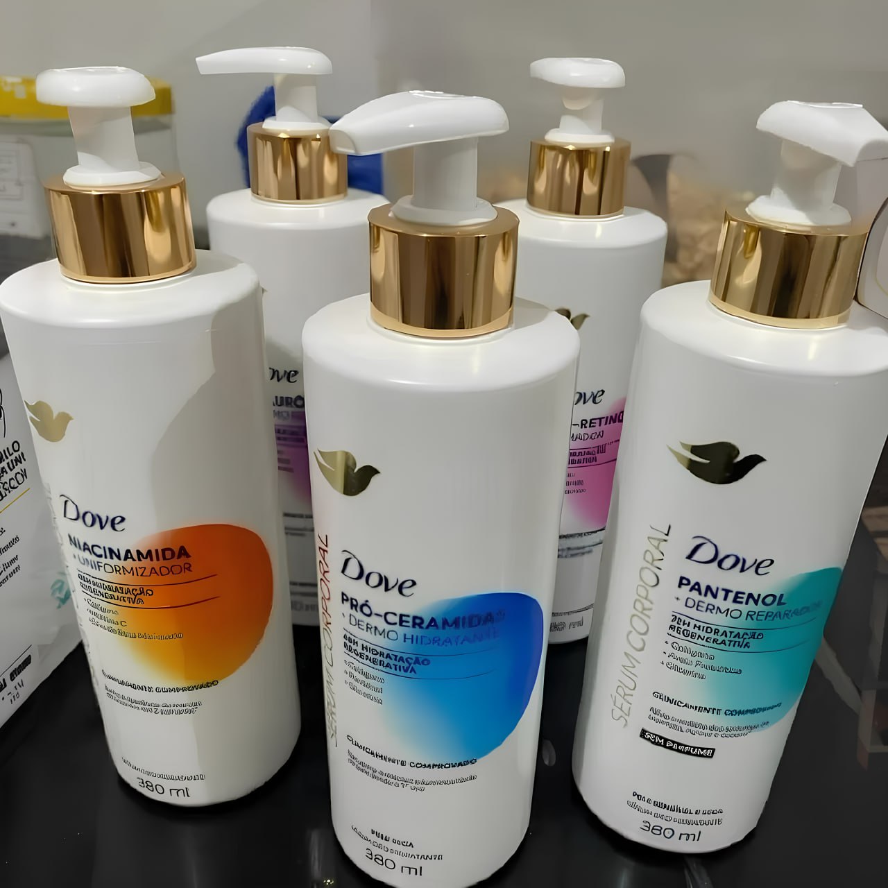 Dove Sérum Hidratante sem Perfume Pantenol + Dermo Reparador 380ml na Amazon