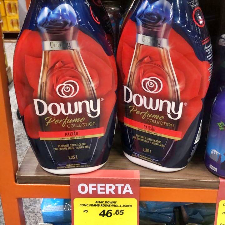 Downy Paixão Perfume Collection – Amaciante Concentrado, 1,35 L na Amazon