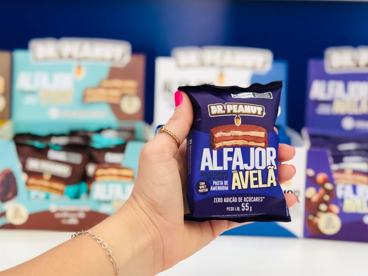 Dr. Peanut Alfajor (Display 12 Unid. 55G) Avelã na Amazon