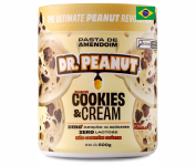 Dr Peanut Pasta De Amendoim – 600G Cookies And Cream Com Whey – Dr. Peanut na Amazon