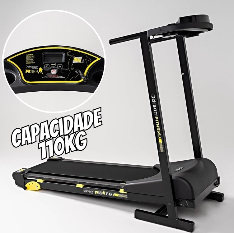 Dream Fitness Esteira Eletrônica Ronaldinho R10 1.6 Bivolt na Amazon