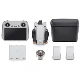 Drone DJI Mini 3 Pro Fly More Combo Plus + DJI RC 1x Baterias 34 min 2x Baterias 47min 4K 12km Sensor Colisão MasterShots - DJI017 na Multi