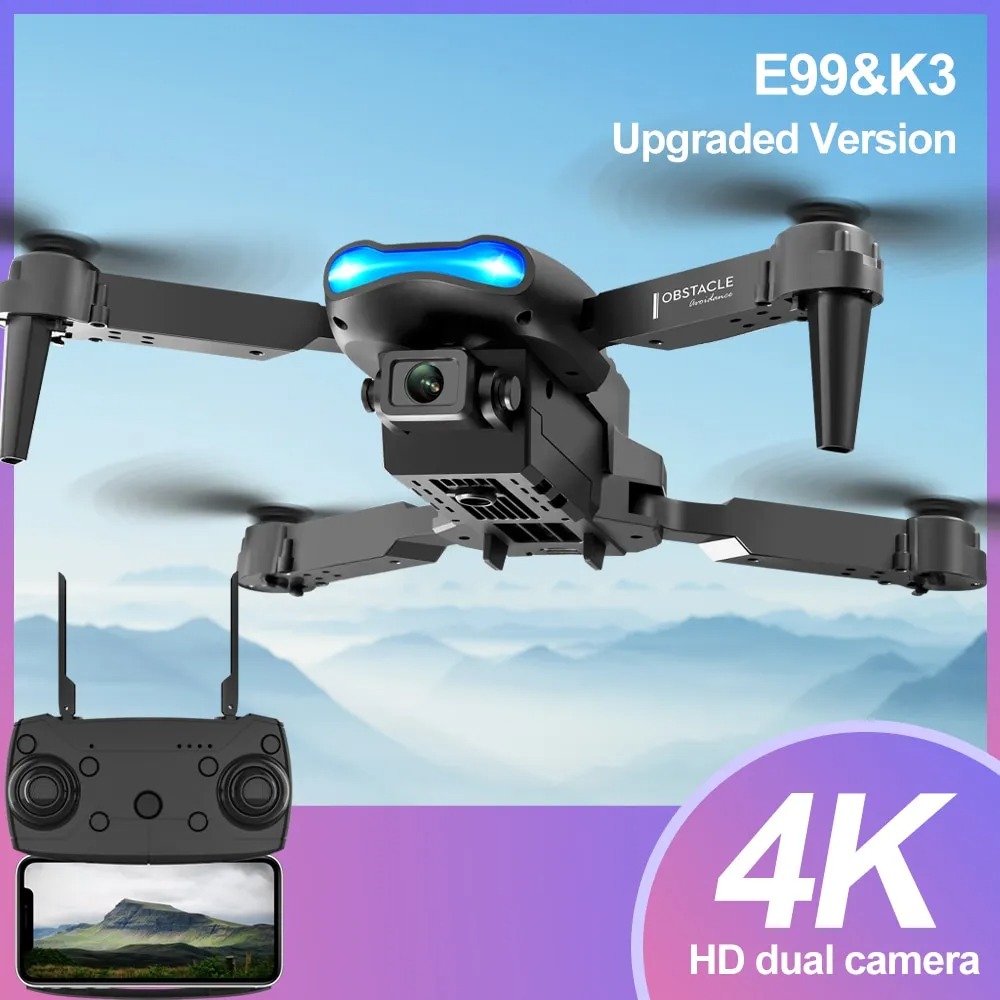 Drone E99 com câmera e Wifi na Aliexpress