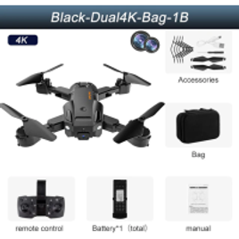 Drone Profissional QJ Dual4K-Bag-1B na Aliexpress