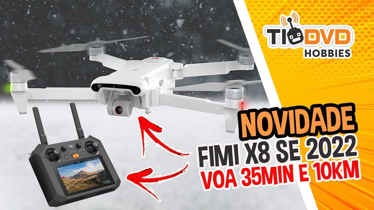 Drone Xiaomi Fimi X8SE 2022 Cupom na Aliexpress