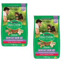 Duas Ração Purina Dog Chow Nestlé Purina Dog Chow Extralife Filhotes Mini E Pequenos  10 1Kg na Amazon