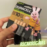 Duracell, AAA-Rechx4, Pilha Recarregável AAA Palito Com 4 Unidades na Amazon