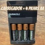 DURACELL - Carregador de Pilhas Recarregáveis AA e AAA Com 4 Pilhas AA na Amazon