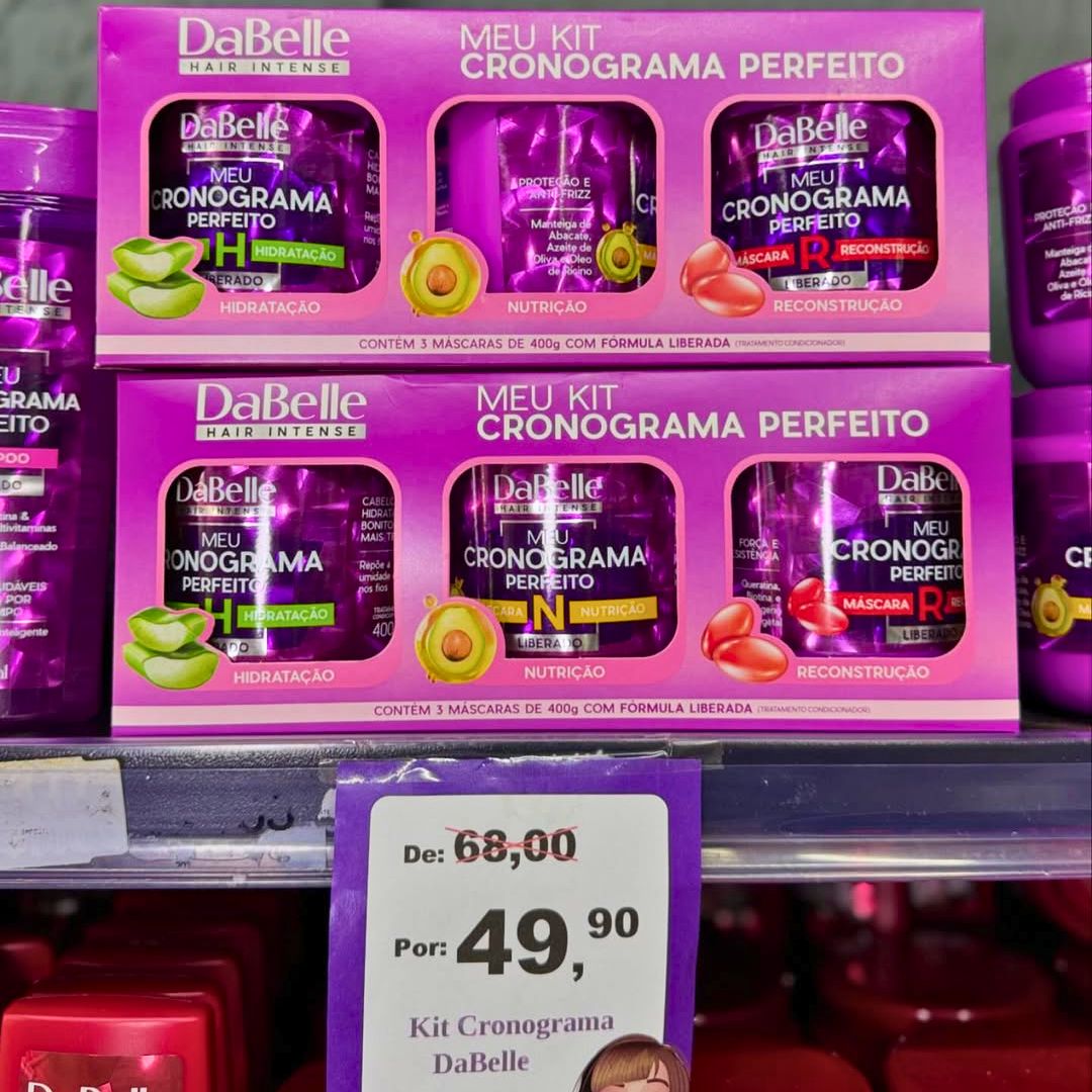 Duty – Masc Dabelle 400Gr Meu Cronograma Perfeito C/3 na Amazon