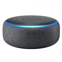 Echo Dot (3ª Geração) Com Alexa, Amazon Smart Speaker Preto na KaBuM!