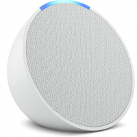 Echo Pop | Smart Speaker Compacto Com Som Envolvente E Alexa | Cor Branca na Amazon