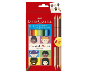 ECOLAPIS 12+3 CARAS & CORES, Faber-Castell, 120112CC, Tons de pele na Amazon
