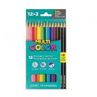 Ecolapis Cor, Faber-Castell, Multicolor Super, 11.1200N+2G, 12 Cores + 2 Lapis, 14 Unidades na Amazon