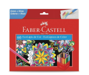 EcoLapis de Cor Faber-Castell 60 Cores, Faber-Castell, Multicor na Amazon