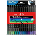 EcoLápis de Cor Faber-Castell, Supersoft Tons Frios – 15 cores na Amazon