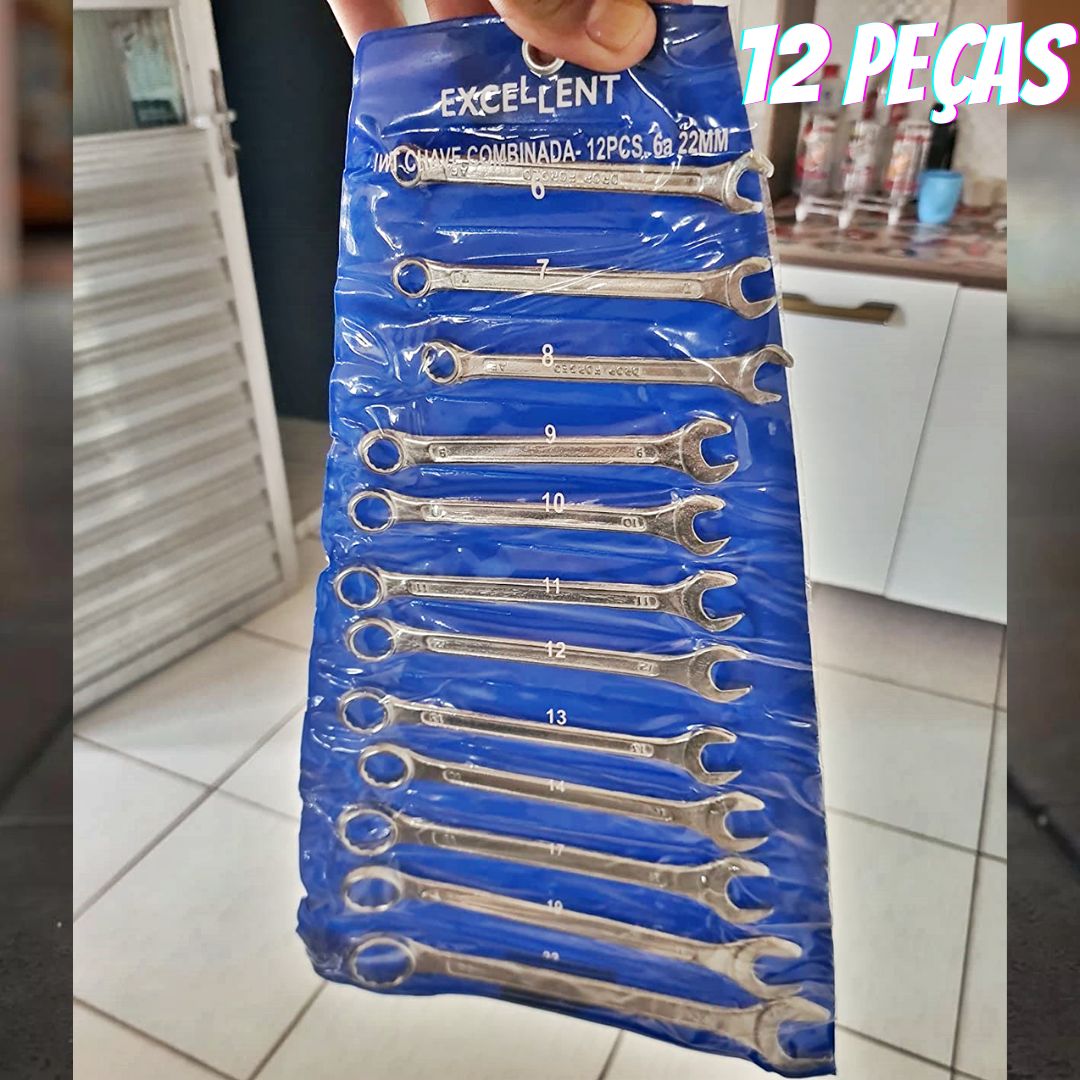 EDA Chaves Combinadas 12 Peças 6 A 22 Mm Excellent na Amazon