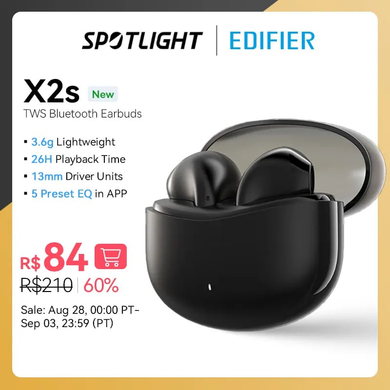 Edifier X2s Cupom na Aliexpress