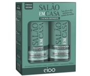 Eico Kit Shampoo 450ML + Condicionador 400ML Salão Cachos Definidos na Amazon