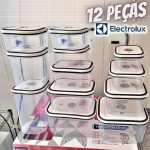 Electrolux, Pote Hermetico, 12 unidades, A23122901, cinza na Amazon