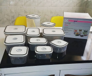 Electrolux – Kit Potes de Plástico Hermético, 10 unidades na Amazon