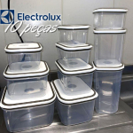 Electrolux – Kit Potes de Plástico Hermético, 10 unidades na Amazon