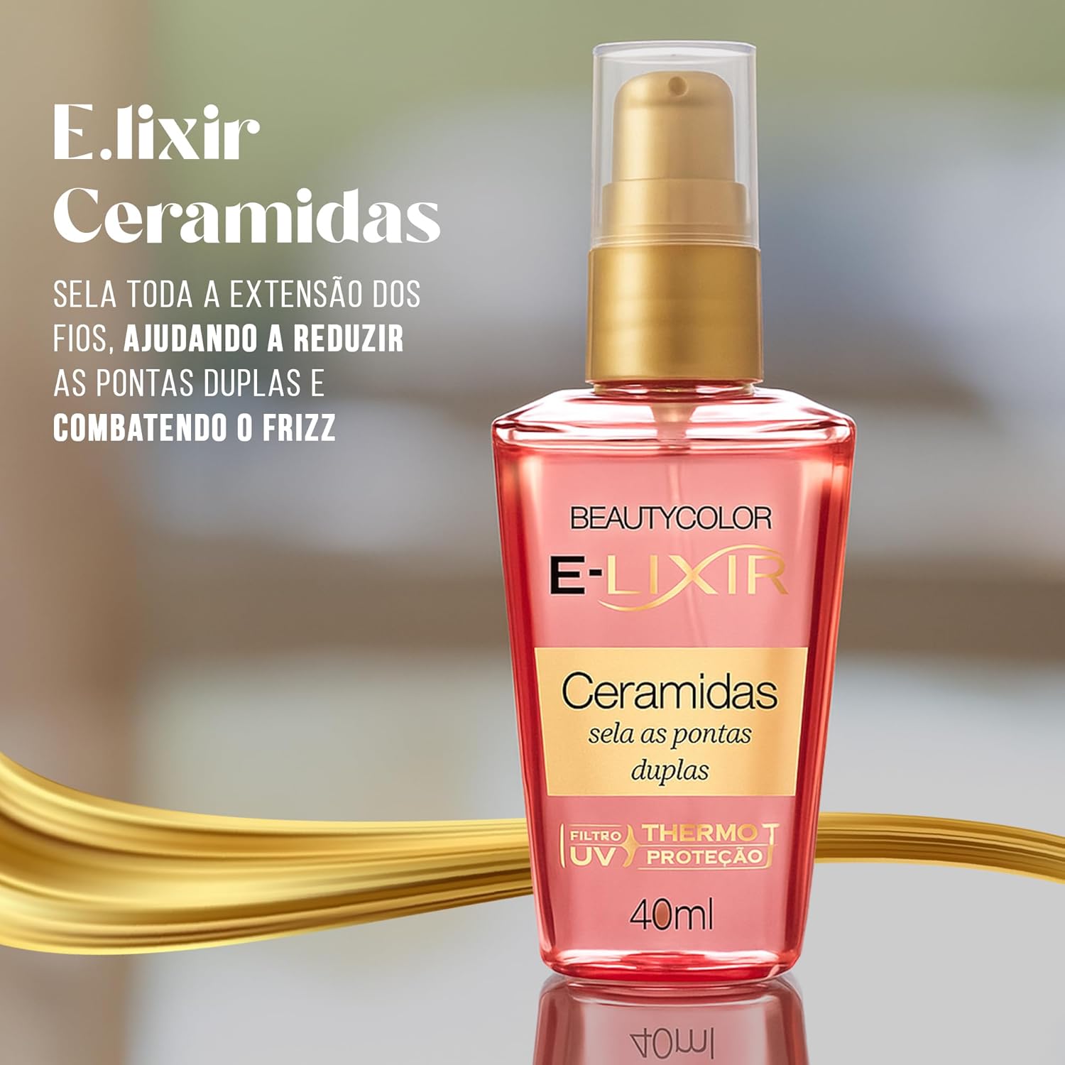 E.lixir Ceramidas – Sela as pontas duplas e Restaura os fios – BEAUTYCOLOR – 40ml na Amazon