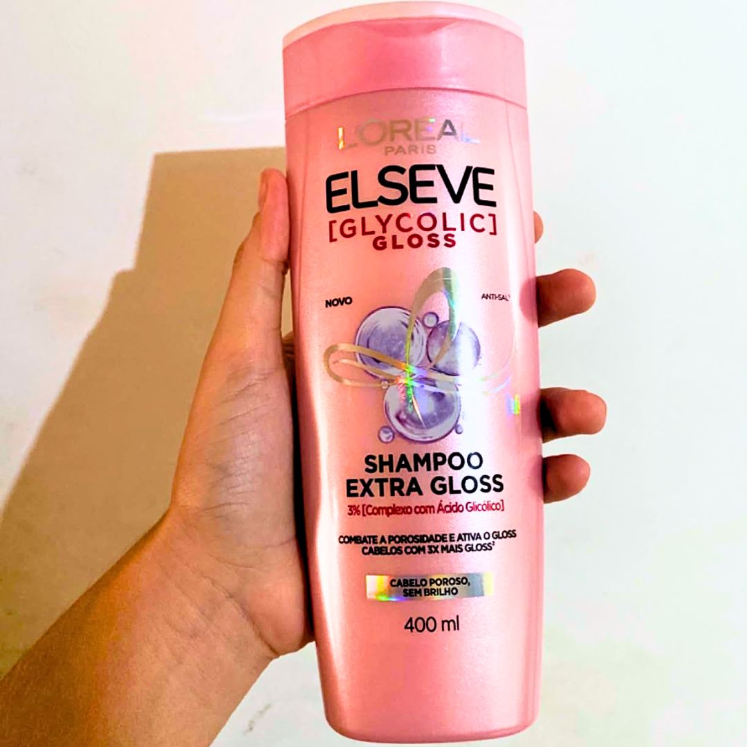 Elseve Haircare, Shampoo L’Oréal Paris Glycolic Gloss, 400ML na Amazon