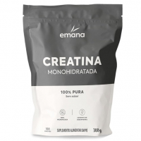 Emana Creatina Monohidratada 100% Pura Sem Sabor Micronizada - 300g na Amazon