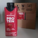 Emana Protein Bebida Proteica Sabor Frutas Vermelhas Sem açúcar – 12 Unidades de 250ml na Amazon
