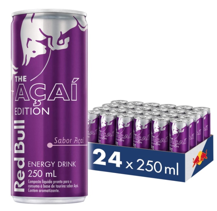 Energético Red Bull Energy Drink, 250ml (24 latas) na Amazon