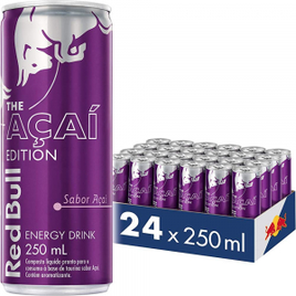 Energético Red Bull Energy Drink Açaí 250ml 24 Unidades na Amazon
