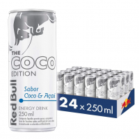 Energético Red Bull Energy Drink, Coco E Açaí, 250ml (24 Latas) na Amazon