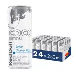 Energético Red Bull Energy Drink, Coco e Açaí, 250ml (24 latas) na Amazon